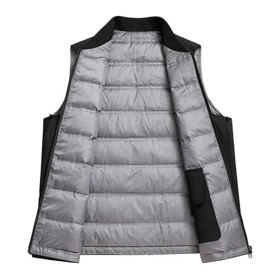 Abrigo acolchado impermeable vegano con cierre oculto - Soren