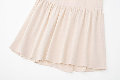 Aranza Vestido de verano con espalda baja
