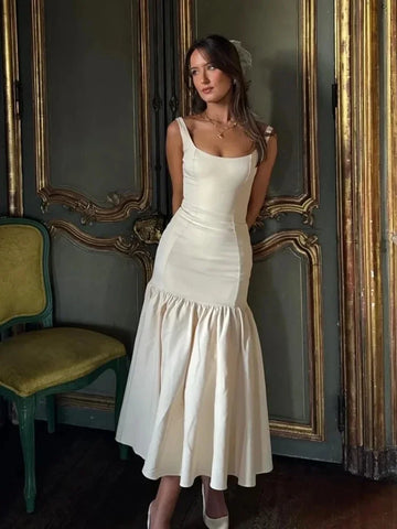 Ariana - Vestido elegante con pliegues y corte ajustado