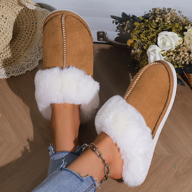 Chic Cozy - Pantuflas de invierno para mujer