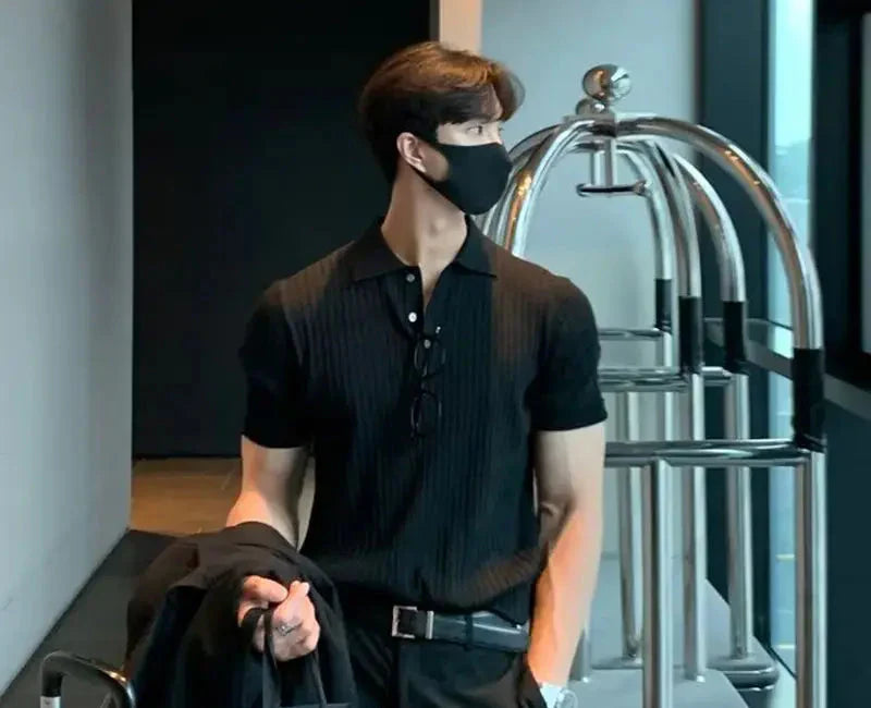 Camisa de manga corta para hombre - Look clásico