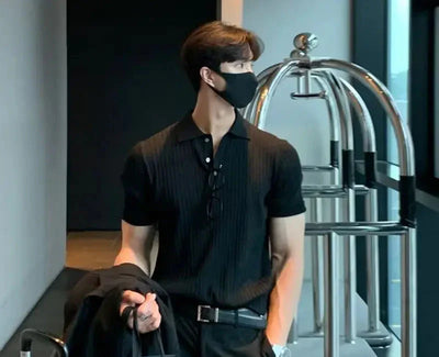 Camisa de manga corta para hombre - Look clásico