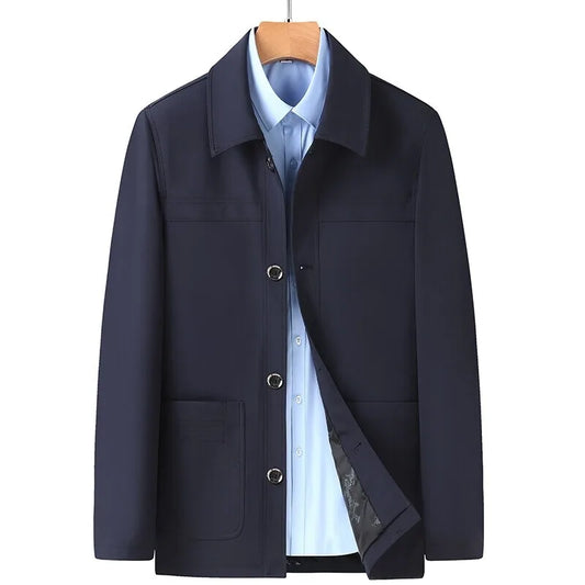Chaqueta casual vegana con bolsillos de parche y botones - Samuel