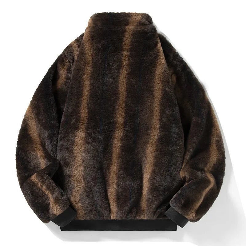 Chaqueta de pelo sintetico para hombre estilo lujoso - Eryon