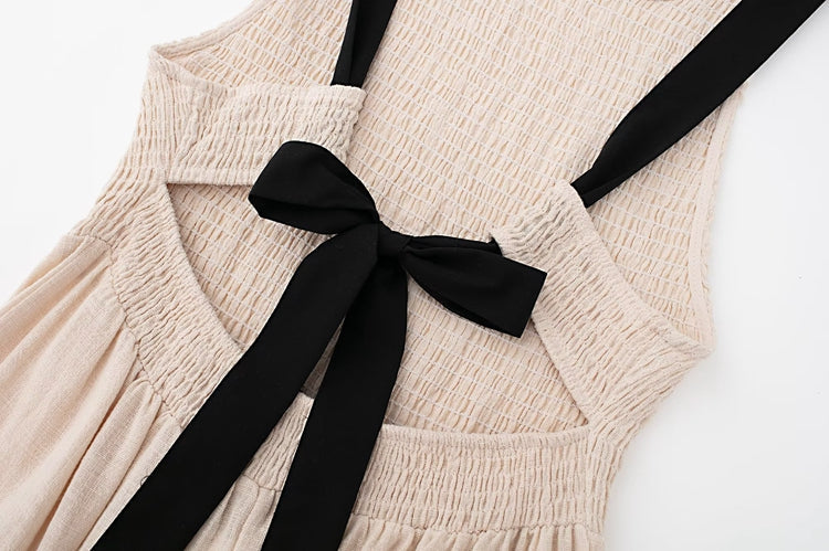 Aranza Vestido de verano con espalda baja