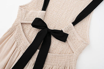 Aranza Vestido de verano con espalda baja