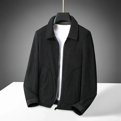 Chaqueta de pana con cremallera para hombre - Emeric