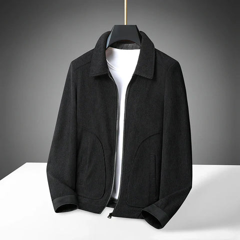 Chaqueta de pana con cremallera para hombre - Emeric