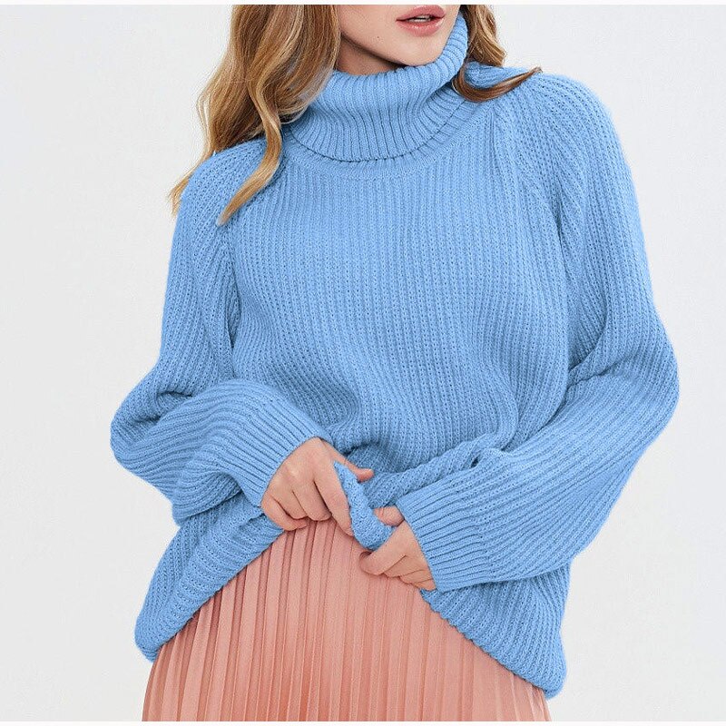 Ariadna - Jersey de punto con cuello alto