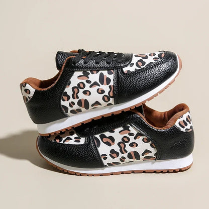 Sneaker Panel Leopardo - Lana