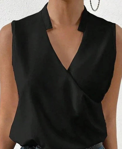 Elena - Elegante top sin mangas - atemporal, estiloso y versátil