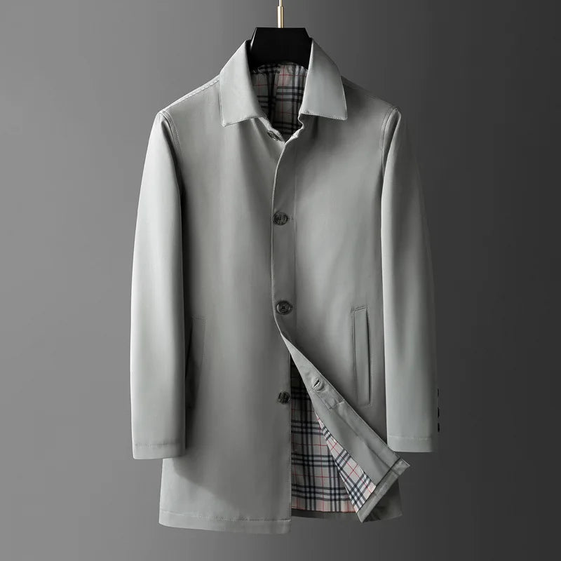 Abrigo elegante para hombre con forro clasico - Darion