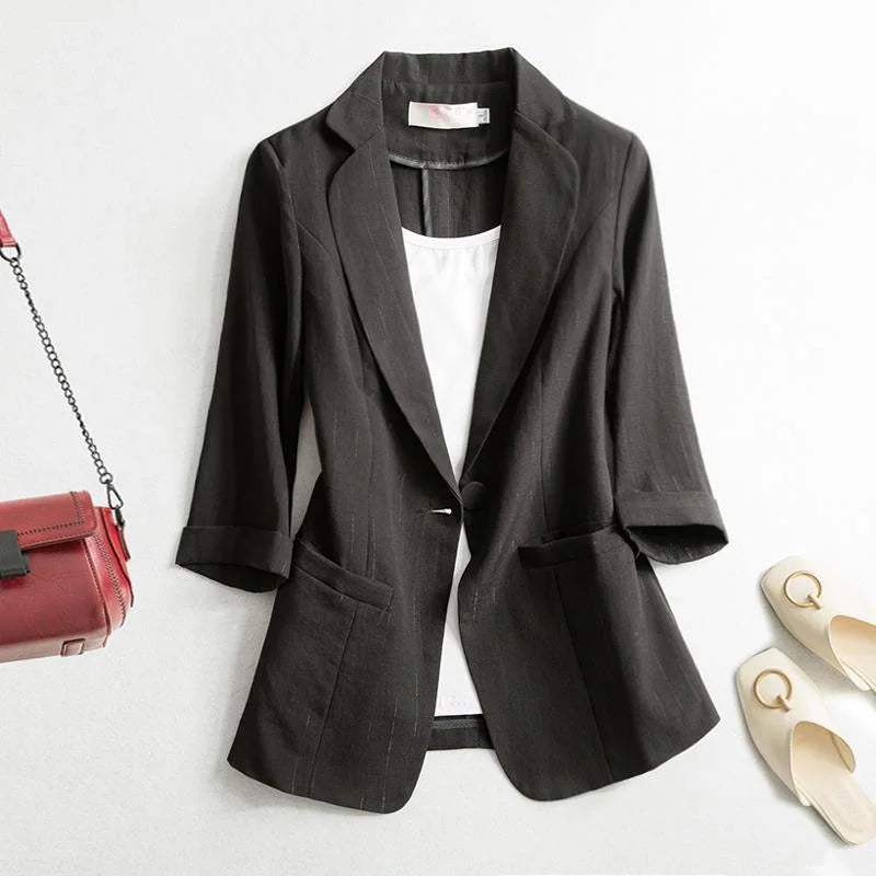 Blazer solapa elegante - Adrielle