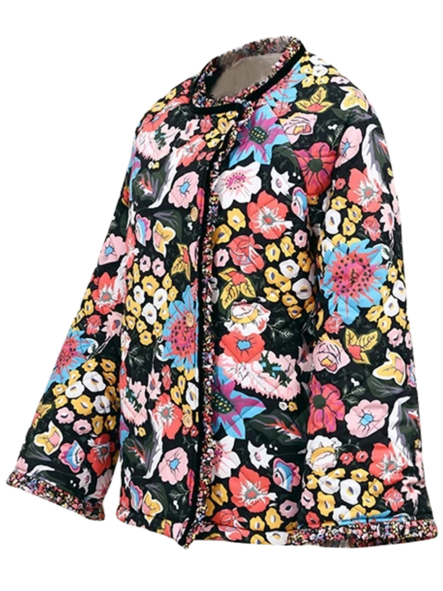 ColorCascade - Elegante chaqueta para la próxima primavera
