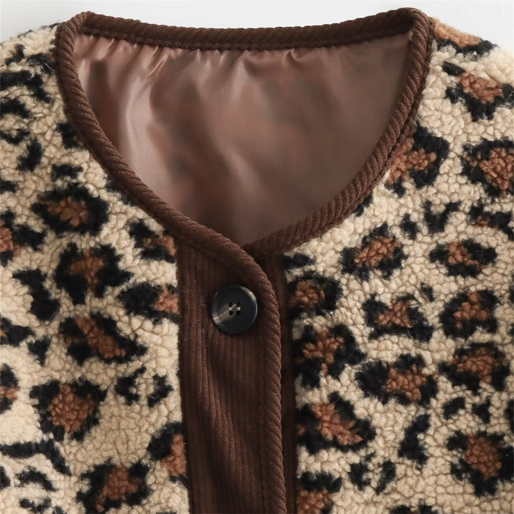 Sofia - Abrigo de leopardo para mujer