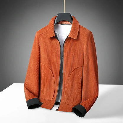 Chaqueta de pana con cremallera para hombre - Emeric