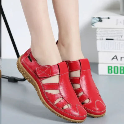 Salas - Sandalias vintage de piel auténtica