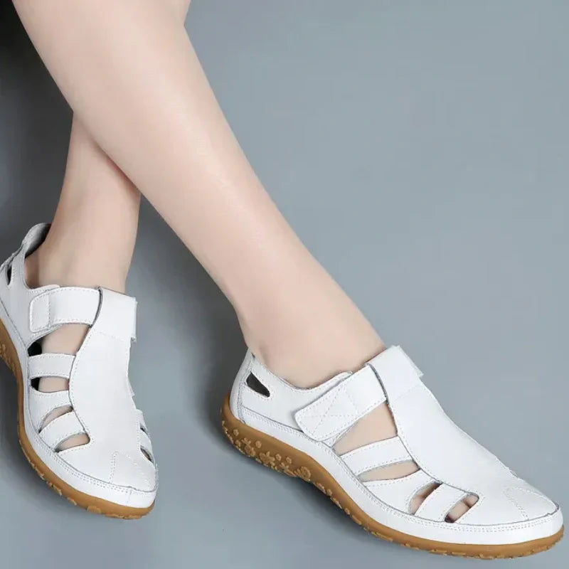 Salas - Sandalias vintage de piel auténtica