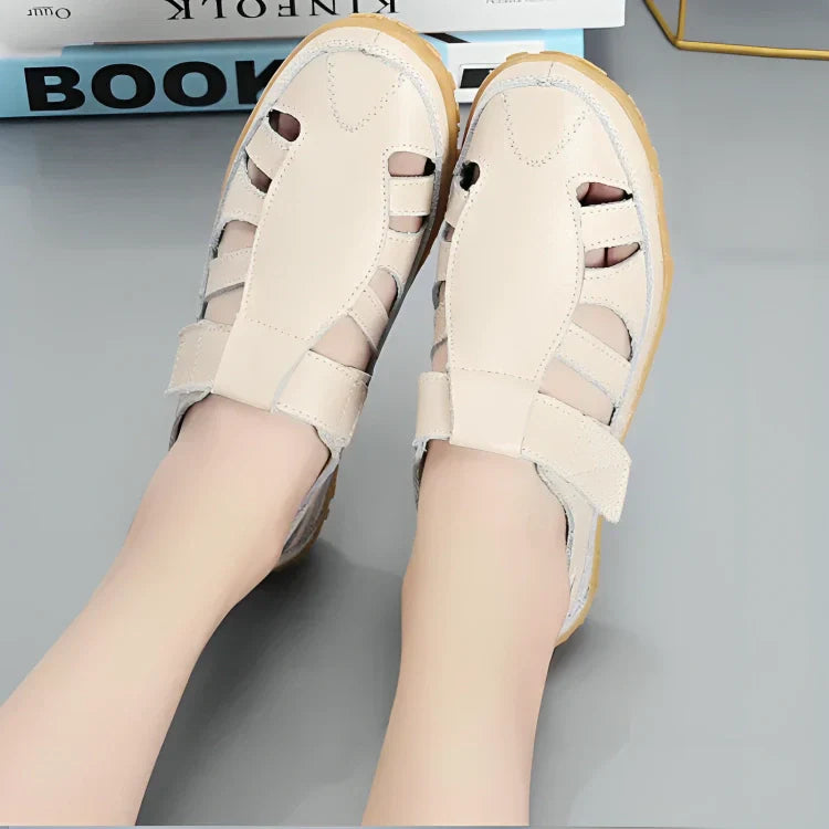 Salas - Sandalias vintage de piel auténtica