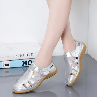 Salas - Sandalias vintage de piel auténtica