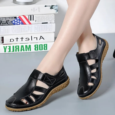 Salas - Sandalias vintage de piel auténtica