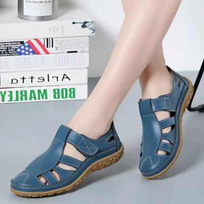 Salas - Sandalias vintage de piel auténtica