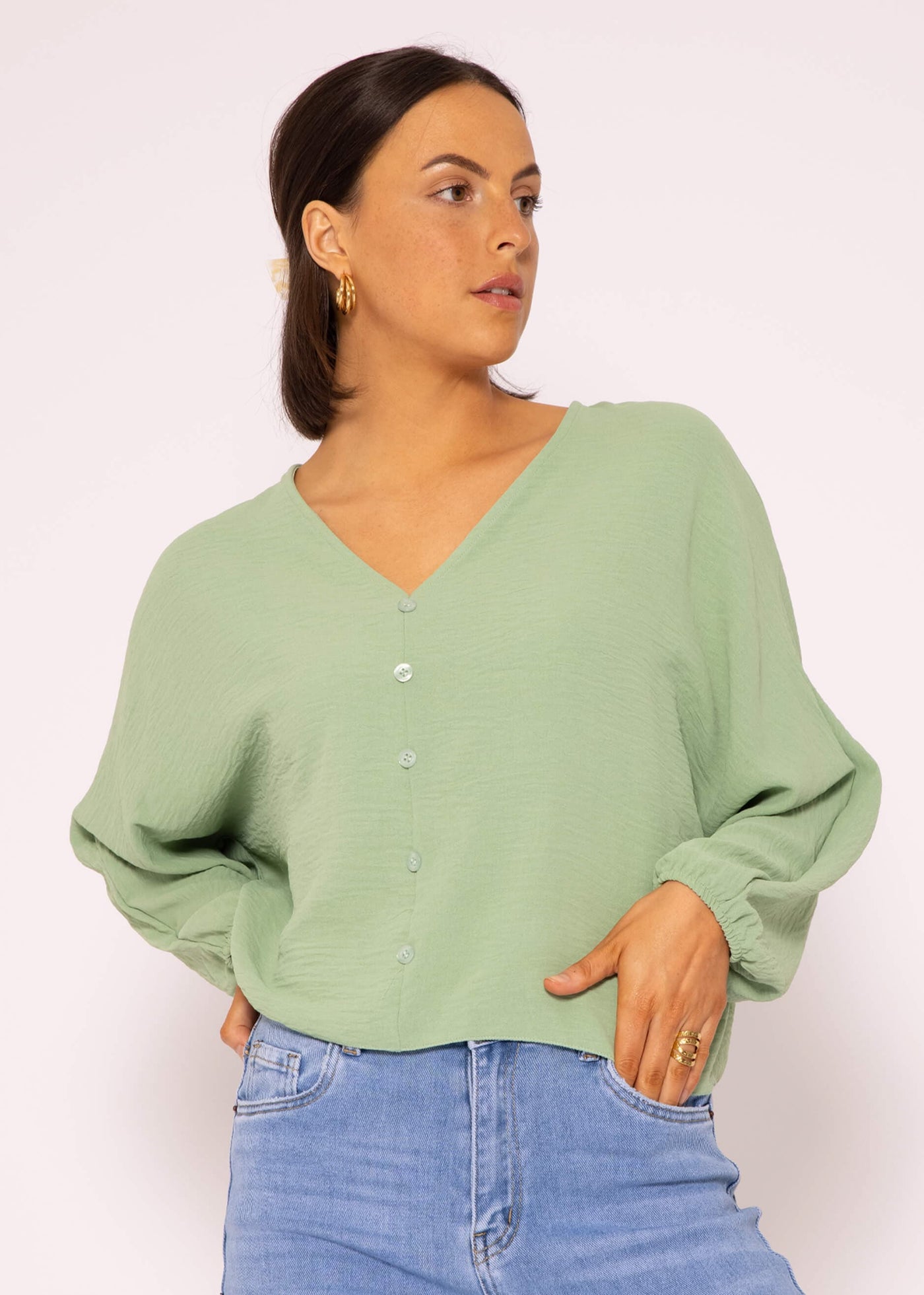 Lucy - Top oversize fluido