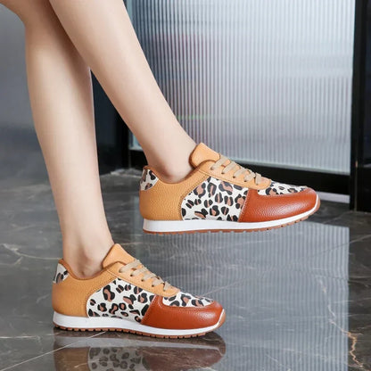 Sneaker Panel Leopardo - Lana
