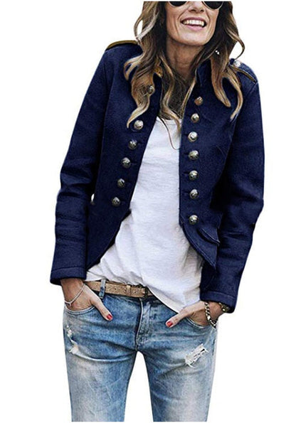 Madleen - Blazer con botones modernos