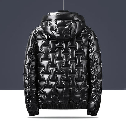 Chaqueta acolchada con capucha para hombre - Luuk