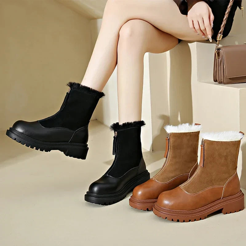 Botas de invierno para mujer estilo elegante- Naveen