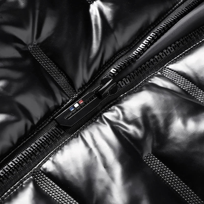 Chaqueta acolchada con capucha para hombre - Luuk