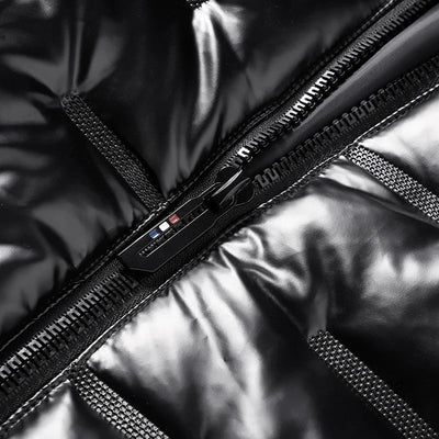 Chaqueta acolchada con capucha para hombre - Luuk