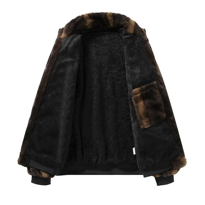 Chaqueta de pelo sintetico para hombre estilo lujoso - Eryon