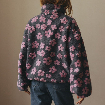 Sudadera polar para mujer con bolsillo amplio - Liora