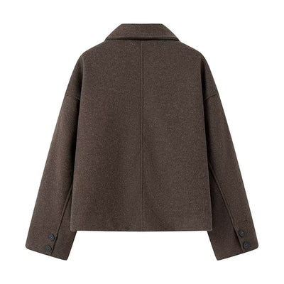 Chaqueta soft cuello alto - Irvène