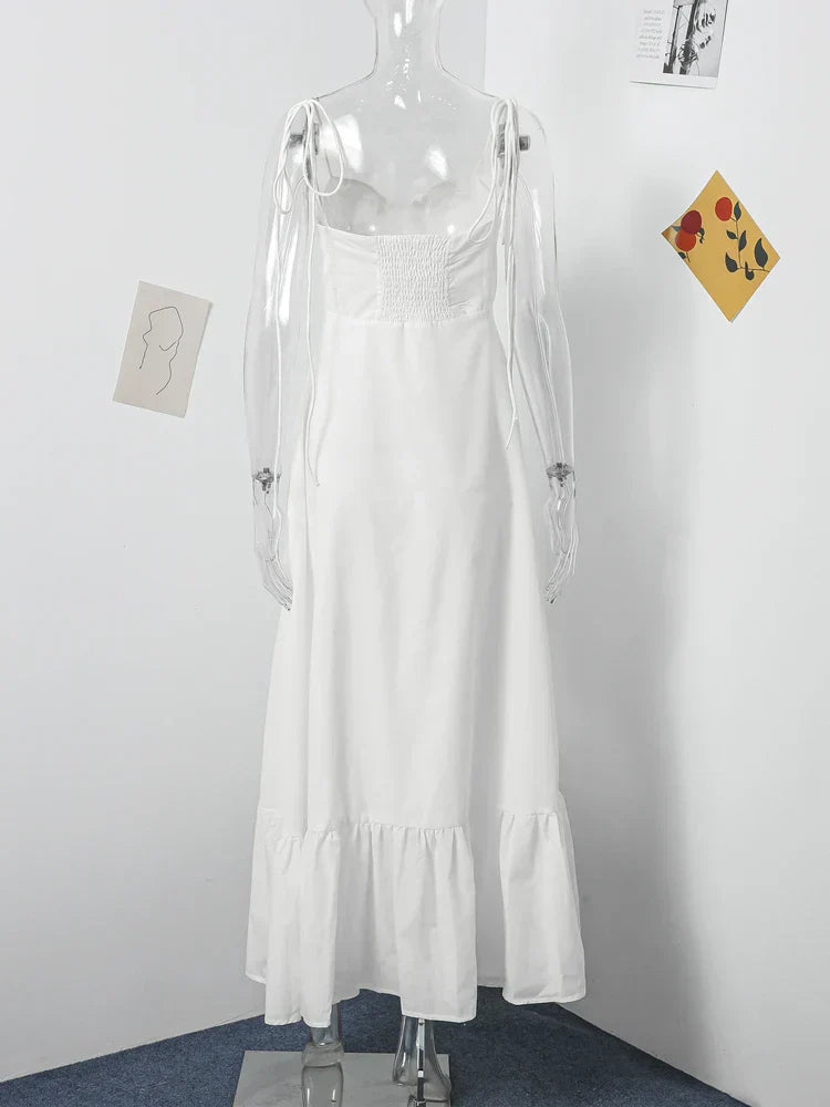 Jessika - Vestido blanco informal