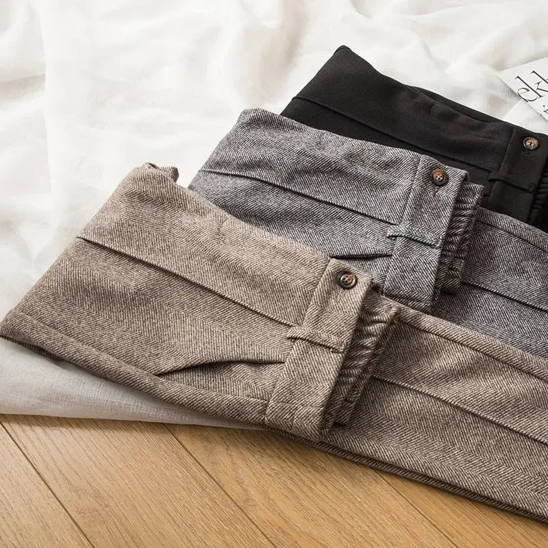 Pantalon de lana para mujer de talle alto - Selvia