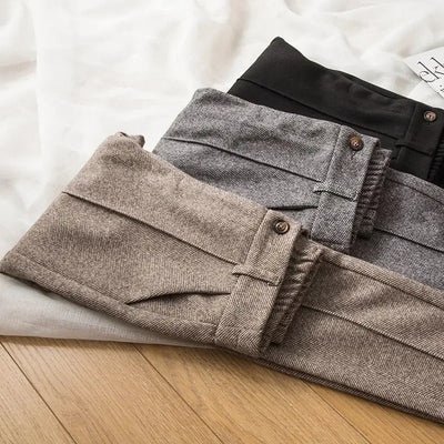 Pantalon de lana para mujer de talle alto - Selvia