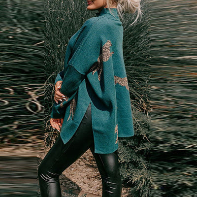 Chiara - Cálido y único jersey de leopardo