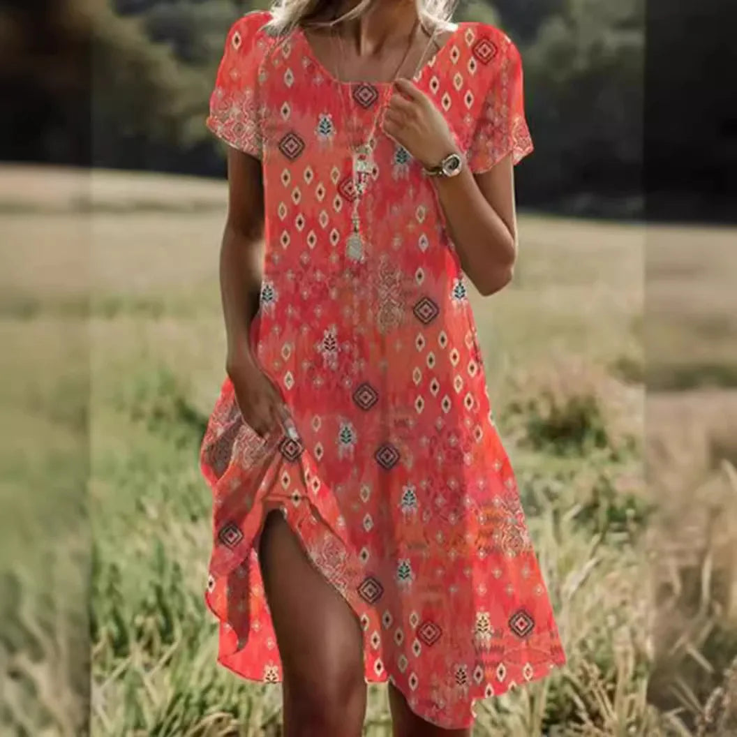 Elenora - Vestido bohemio de verano para mujer