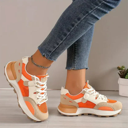 Calliope - Zapatillas casual Colorblock para mujer