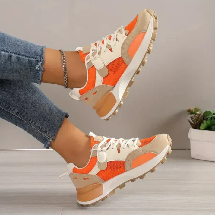 Calliope - Zapatillas casual Colorblock para mujer