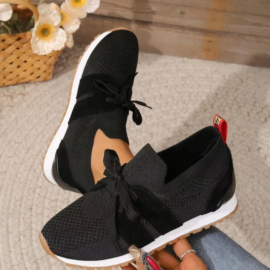 Wiebke - Zapatilla deportiva para mujer de malla, especialmente transpirable