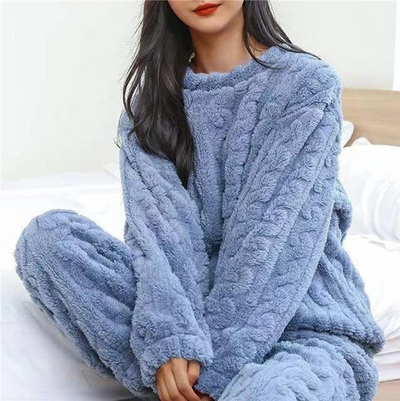 Conjunto de pijama de forro polar para mujer Emma - Cálido y acogedor