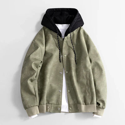 Chaqueta vegana para hombre estilo casual con capucha - Peterson