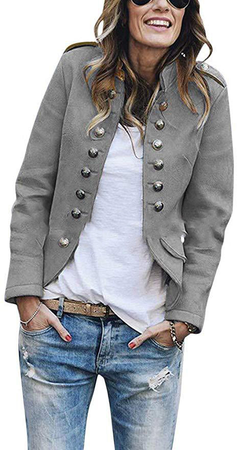 Madleen - Blazer con botones modernos