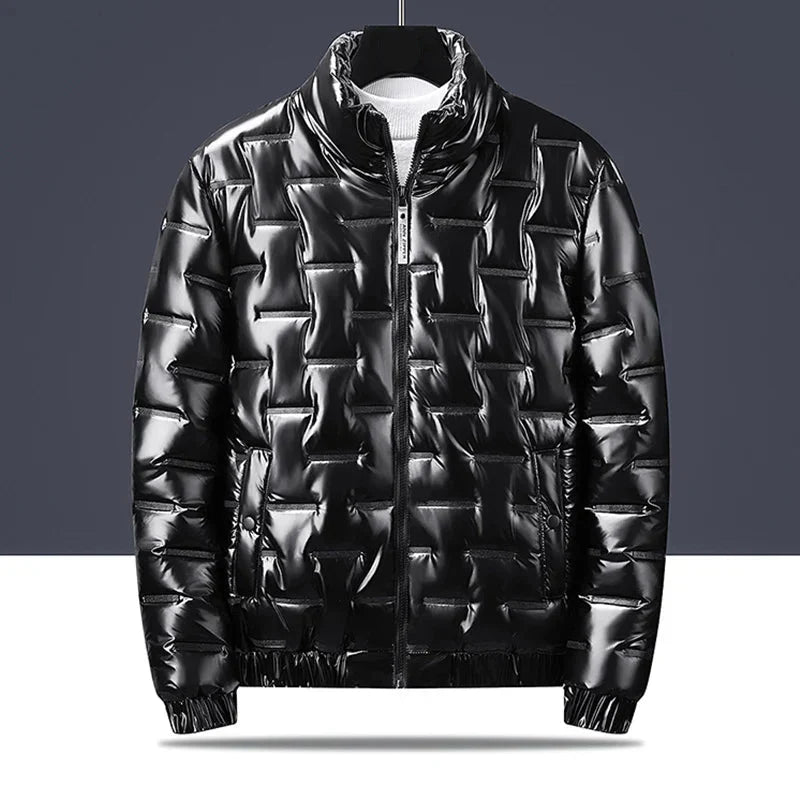 Chaqueta acolchada con capucha para hombre - Luuk