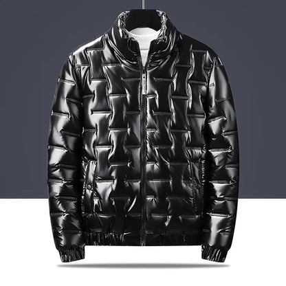 Chaqueta acolchada con capucha para hombre - Luuk