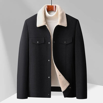 Chaqueta con cuello afelpado para hombre - Olivier